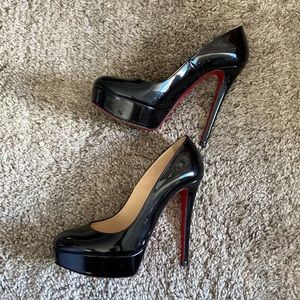 Authentic Christian Louboutin patent leather pumps
